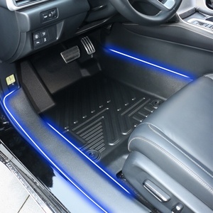 Tapis de sol de luxe pour voiture en matériau écologique TPE, tapis 5D à rebord profond pour HONDA CIVIC - Product Image 2