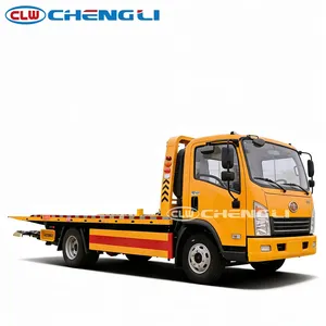 OEM and ODM Factory Direct 4X2 <b>Flatbed</b> 10 Tons Wrecker <b>Truck</b> Heavy Tow <b>Truck</b> with 4.1/4.1m Deck Length for Sale - Product Image 1