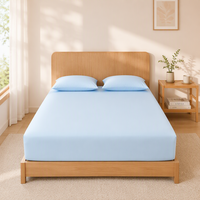 Drap-housse rafraîchissant instantané Q-Max 0.4 en nylon et élasthanne, ensemble de literie respirant et doux, taie d'oreiller assortie sur mesure, drap plat et couverture