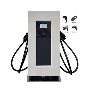 Cargador Rápido para Vehículos Eléctricos de Alta Potencia (60kW/80kW) con Doble Conector, Montaje en Suelo, Ideal para Áreas de Descanso en Carreteras y Estacionamientos Públicos - Product Image 2