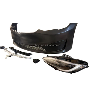 เหมาะสำหรับ <span class=keywords><strong>Tesla</strong></span> Model <span class=keywords><strong>S</strong></span> 2014-2022กันชนหน้าชุดบอดี้โมเดลโมเดลโมเดลอัพเกรดไฟหน้าแบบ one-to-One - Product Image 6