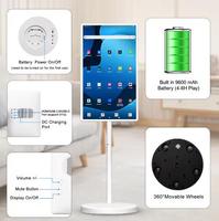 Toptan Android 24 İnç LED Ekranlı Mobil Taşınabilir Beyaz Tablet Dokunmatik Ekranlı Pil Destekli Akıllı Ekran
