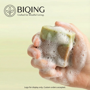 Barra de Champú Anticaída con Jengibre, Jabón Calmante para el Cuero Cabelludo con Artemisia, Barra Limpiadora Capilar Natural con Bayas de Jabón para Reparación del Cabello Fino - Product Image 5