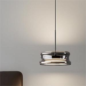 โคมไฟเพดานห้องนอนสไตล์อิตาเลียนสมัยใหม่ ดีไซน์หรูหรา วัสดุแก้วคุณภาพสูง โคมไฟข้างเตียงเรียบง่าย สวยงาม ให้แสงเต็มสเปกตรัม ถนอมสายตา - Product Image 2