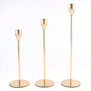 Supports de bougies décoratifs en fer de haute densité pour mariages, grands centres de table - Product Image 2