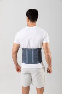 حزام دعم للظهر عالي الجودة قابل للتعديل من النيوبرين والفولاذ مع العلاج المغناطيسي لتخفيف آلام الظهر مع شعار مخصص - Product Image 6