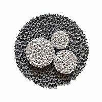Plaque en céramique microporeuse en mousse, composite d'alumine, de carbure de silicium et de zircone, résistante aux hautes températures, absorption thermique