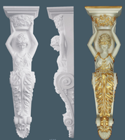Nouvelle personnalisation OEM du fabricant, pierre artificielle en PU pour panneau mural, revêtement d'escalier, placage, colonne en relief