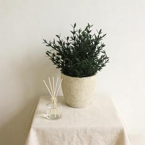 Mini plantes artificielles en petit pot en pulpe pour décoration intérieure, plante verte simulée en pot, petit ornement, <span class=keywords><strong>romarin</strong></span> - Product Image 4