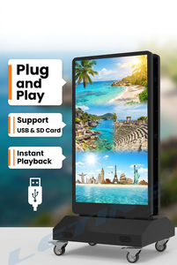 Monitor LCD Portátil para Publicidad Móvil <span class=keywords><strong>de</strong></span> 43 Pulgadas con Doble Pantalla, Resistente al Agua IP65, Funciona con Batería, Alto Brillo - Product Image 4