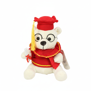Oso de Graduación Blanco de 8 Pulgadas, 72 Piezas/Caja, Artículos para Fiestas - Product Image 2