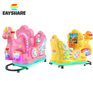 Ngựa nhỏ Swing Máy Kiddy đồng tiền hoạt động đi xe Kiddie Rides Máy trò chơi với màn hình - Product Image 5