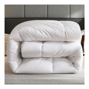 Lujo 5 estrellas terciopelo Hotel pato ganso pluma abajo blanco dormitorio edredones cama funda nórdica colección de Hotel lujo inserción <span class=keywords><strong>individual</strong></span> - Product Image 1