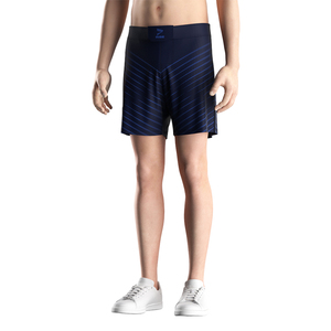 Shorts de combat personnalisés pour hommes avec fermeture velcro et cordon de serrage, longueur au-dessus de la cuisse, impression sublimée pour l'entraînement BJJ MMA - Product Image 3