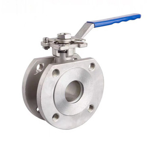 Válvula de Bola Manual Neumática WCB de Acero Inoxidable 304 de Plataforma Alta Tipo Sándwich OEM DN15-DN100 2-8 bar - Product Image 2
