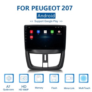 Lecteur DVD de voiture Android Jiawell, GPS, FM, musique, audio, vidéo, Carplay, Wifi, BT, écran IPS, <span class=keywords><strong>autoradio</strong></span> pour Peugeot <span class=keywords><strong>207</strong></span> - Product Image 2
