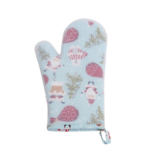 Maniques de four en silicone à motif de Noël, isolantes pour la cuisson et l'utilisation au micro-ondes - Product Image 4