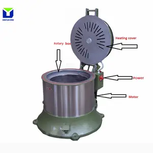 Miglior prezzo centrifugo centrifugo aria calda essiccatore per metallo plastica industriale macchina di essiccazione per disidratazione centrifuga