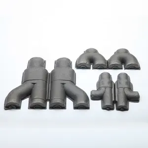 black and white insulation FACTORY PRICE branch pipe refnet joint in China for air conditioning hvac vrv vrf