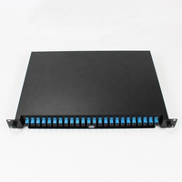 19 '48 Port ODF Sc Port Fiber Optic kotak terminal 12Port 24Port Panel Patch