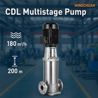 Pompe centrifuge verticale multi-étages haute pression MINGCHUAN, pompe à eau durable haute pression pour usage industriel