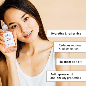 Spray tonique pour le visage à l'<span class=keywords><strong>eau</strong></span> <span class=keywords><strong>de</strong></span> <span class=keywords><strong>rose</strong></span> hydratant équilibrant le PH naturel <span class=keywords><strong>de</strong></span> marque privée - Product Image 4