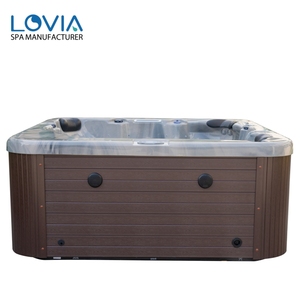 Baignoire de jardin extérieure Hydro Massage <span class=keywords><strong>Spa</strong></span> Hot Tub Jaccuzy Extrieur 6 Personnes whirlpool Hot Tub <span class=keywords><strong>Spa</strong></span> - Product Image 4