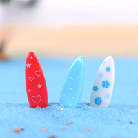 Planche de surf Style méditerranéen Micro paysage résine artisanat petits ornements accessoires de plage