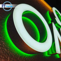 Letras 3D con Retroiluminación LED, Letras Iluminadas de Acrílico o Aluminio para Tienda, Oficina, Restaurante, Edificio Comercial