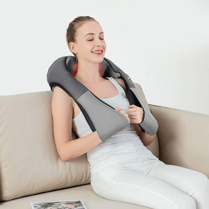 HEALTHPAL-masajeador eléctrico inteligente para cuello y hombros, masajeador de tejido profundo OEM ODM Shiatsu con calor - Product Image 1