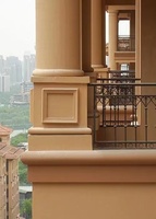 Pilar cuadrado de columna de pedestal de hormigón decorativo romano clásico de alta calidad para jardineras de estado de jardín