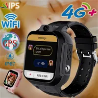 Montre connectée pour enfant avec carte SIM 4G 2025, WIFI, GPS, suivi, chat vocal, appel vidéo, moniteur, garçons, filles, enfants, portable, IP67, tactile