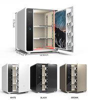 Porte Automatique Intelligente Cachée Wifi en Métal Coffre-fort de Luxe Serrures Numériques à Empreinte Digitale