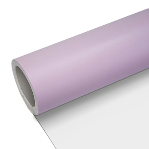 UV Resistant Flat Blush <b>Pink</b> PET Skin Feel Car <b>Wrap</b> Fade Resistance Vehicle Decor - Product Image 1