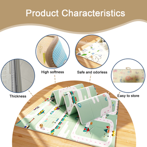 <span class=keywords><strong>Tapis</strong></span> de jeu pour bébé, <span class=keywords><strong>alphabet</strong></span>, <span class=keywords><strong>mousse</strong></span> XPE non toxique, pliable, <span class=keywords><strong>tapis</strong></span> de puzzle pour l'apprentissage et les activités de ramper - Product Image 5