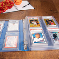 Protège-cartes pour cartes de sport gradées, cartes de baseball, et pages de protection pour classeurs à 3 anneaux