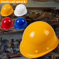 Casque de sécurité WEIWU en plastique à clous en spirale spécial pour construire un casque de sécurité de catégorie de protection avancée