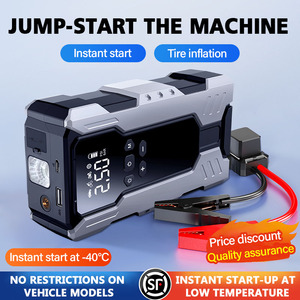 39800mAh Auto- en motorfiets-starthulp met 150PSI luchtcompressor bandenpomp Aku Takviye Cihazi - Product Image 4