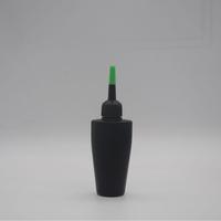 Flacon compte-gouttes en plastique noir PE de 50ml 120ml en gros pour lubrifiant de machine à huile moteur