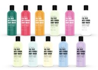Gel Douche Naturel à l'Arbre à Thé Marque Blanche, Savon Liquide Antibactérien & Antifongique, Nettoyant Polyvalent Corps & Pieds