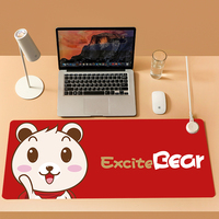 Tapis de souris personnalisé Tigerwings Premium avec logo, tapis de souris en caoutchouc Anime XXL en cuir, personnalisable, grand format