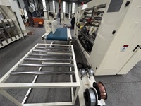 Machine à clouer semi-automatique à double pièce CZXY PACK pour la fabrication de boîtes en carton, 600 clous/min