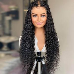 Parrucca 5x5 in Capelli Umani Brasiliani con Pizzo Trasparente, Pronta per la Spedizione, Colore Naturale per Donne di Colore, Parrucche Senza Colla - Product Image 4