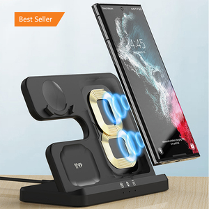 Station de charge sans fil 3 en 1 pour Samsung <span class=keywords><strong>Galaxy</strong></span> S23 S22 21 Ultra S20, station de charge rapide, support pour montre 6/5, support pour écouteurs Buds2 Pro - Product Image 1