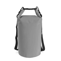 Venta al por mayor de lona de PVC 5L /10L bolsa seca al aire libre bolsa seca impermeable con correas de hombro
