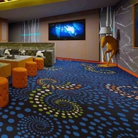 Hôtels, casinos, cinémas et théâtres de luxe personnalisés avec des murs, des tapis et des carreaux de sol imprimés en 3D à la mode