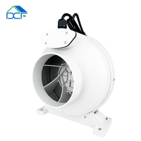 Ventilateur à flux mixte à grande capacité pour radon, 6 pouces, 650 m³/h, ventilateur industriel, extracteur d'air domestique, extracteur d'air pour serre, DCFAIR RF-160W2 AC