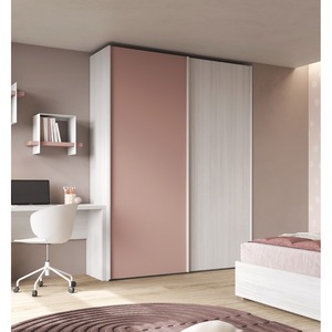 Armadio CM 181x65 H.247 Rovere Nordico e Rosa - Product Image 1