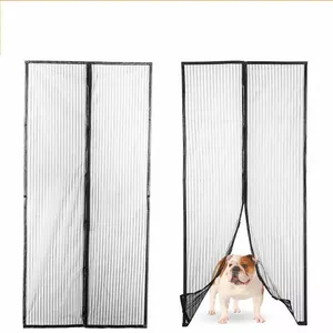 Mosquitera magnética para puerta, malla antimosquitos, cortinas, pantalla de puerta, cierre automático, imanes