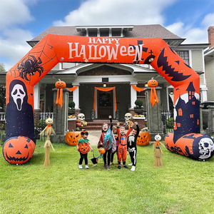 Quảng cáo ngoài trời lối vào Inflatable vòm vòm vòm đua bắt đầu kết thúc dòng bóng vòm cho tổ chức sự kiện lối vào - Product Image 2